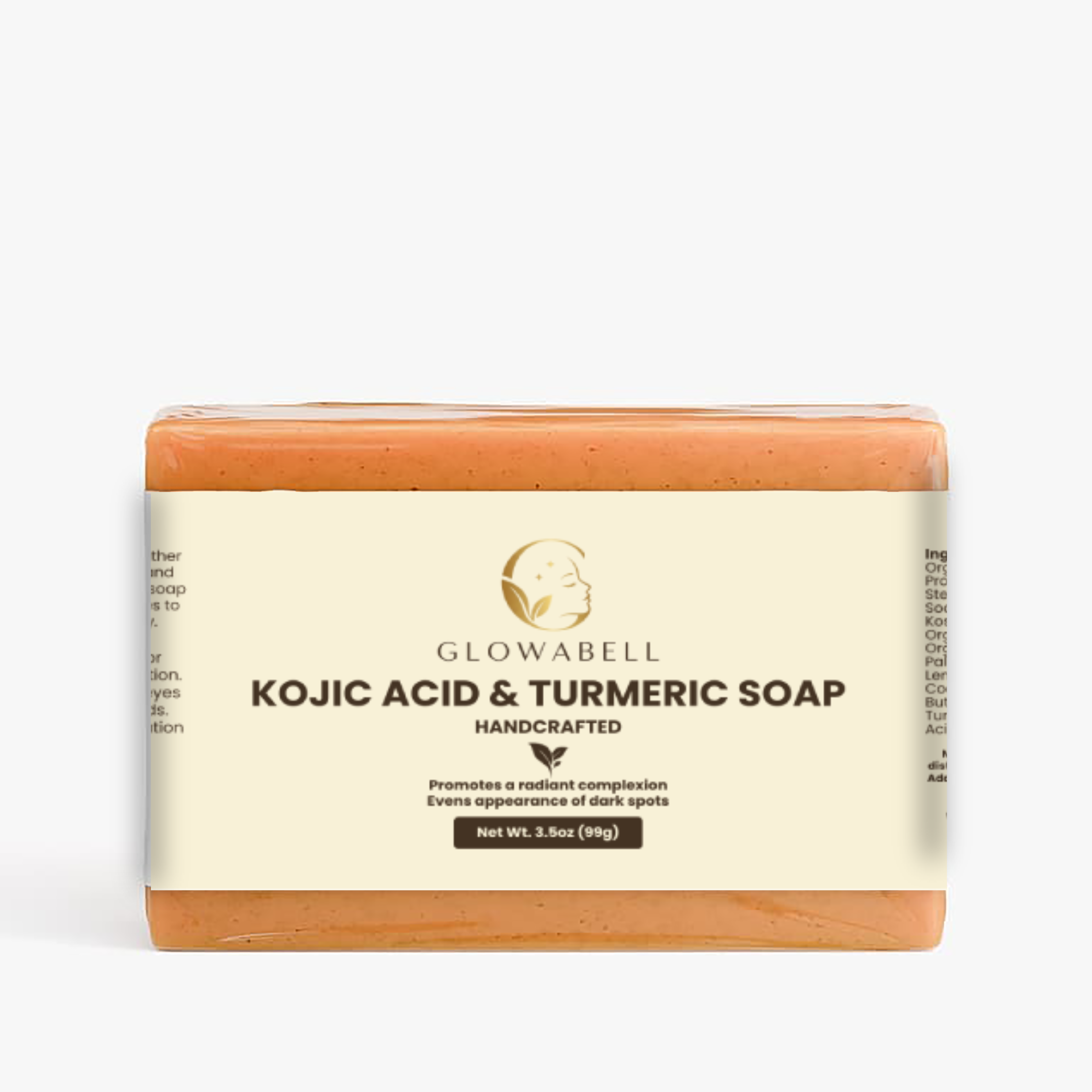 Glowabell Kojic Acid & Turmeric Soap